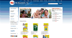 Desktop Screenshot of mydocumentsinc.com